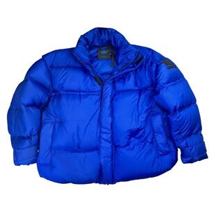Adidas Adventure Blue Version Puffer Jacket Mens Large Cobalt Blue HM2022